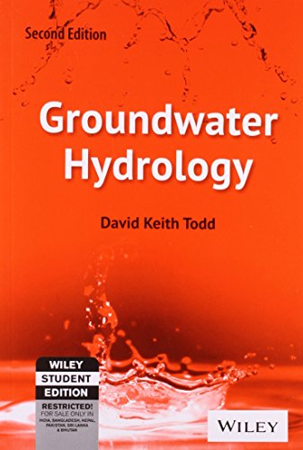 Imagen de archivo de Groundwater Hydrology a la venta por Chequamegon Books