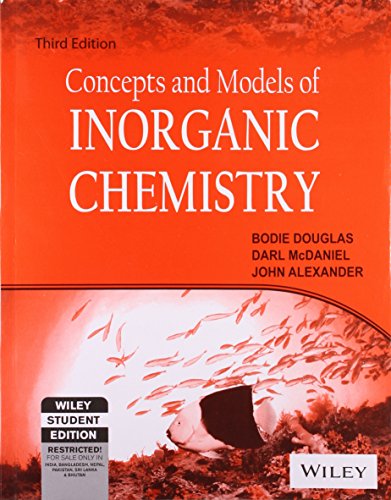 Stock image for Concepts And Models Of Inorganic Chemistry for sale by Vedams eBooks (P) Ltd