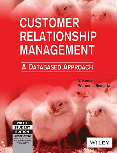 9788126509133: Customer Relationship Management: A Databased Approach