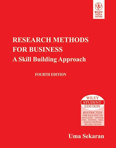 9788126509287: Research Methods for Business: A Skill Building Approach