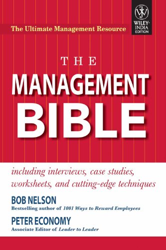 9788126510351: THE MANAGEMENT BIBLE INCLUDING INTERVIEWS, CASE STUDIES, WORKSHEETS AND CUTTING-EDGE TECHNIQUES [Paperback]