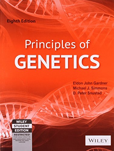 9788126510436: Principles Of Genetics, 8Th Edn