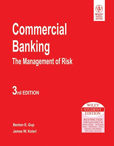 9788126510443: Commercial Banking: The Management Of Risk 3Rd Edition (Wiley Student Edition)