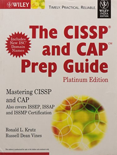 9788126510559: The CISSP and CAP Prep Guide