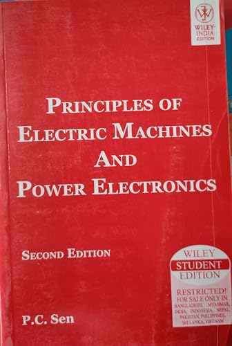 9788126511013: Principles Of Electric Machines And Power Electronics