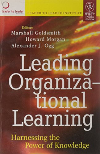 Imagen de archivo de Leading Organizational Learning a la venta por Majestic Books