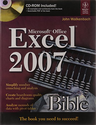 9788126511426: Microsoft Excel 2007 Bible