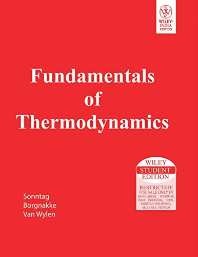 Beispielbild fr Fundamentals of Thermodynamics, 6ed, w/CD zum Verkauf von dsmbooks