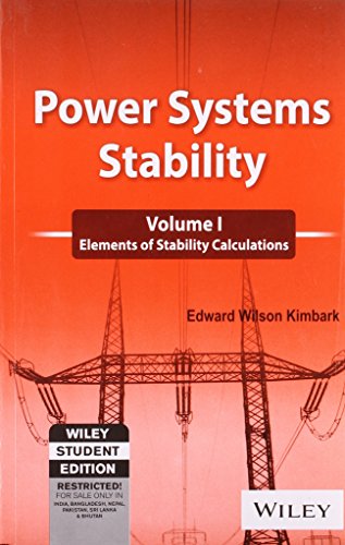 9788126512577: Power Systems Stability- Vol.1,2,3