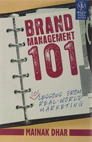 Beispielbild fr Brand Management 101: 101 Lessons from Real World Marketing zum Verkauf von AwesomeBooks