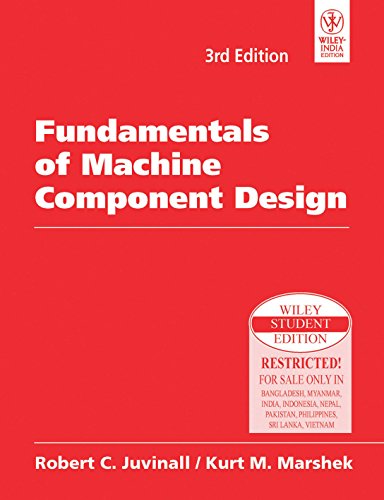 Stock image for Fundamentals Of Machine Component Design for sale by dsmbooks