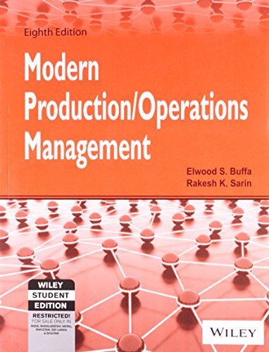 9788126513727: Modern Production/Operations Management