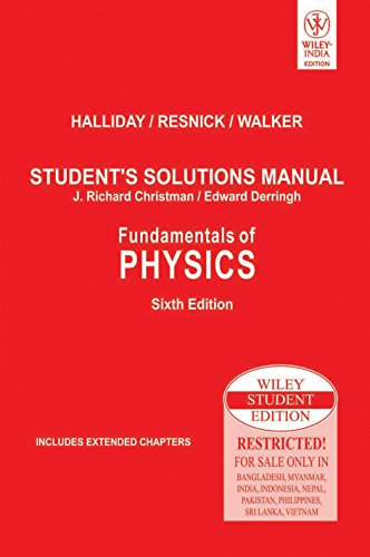 9788126513970: Fundamentals of Physics, Student Solutions Manual