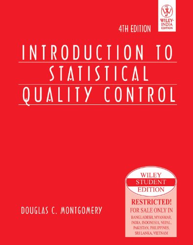 9788126514717: Introduction to Statistical Quality Control