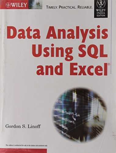 9788126514885: DATA ANALYSIS USING SQL AND EXCEL