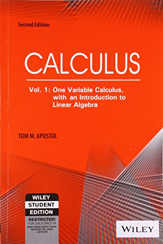 9788126515196: CALCULUS, VOLUME I, 2ND ED