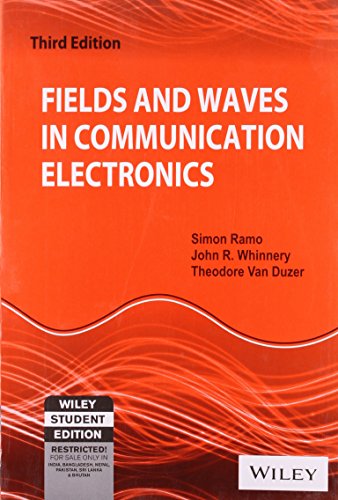 9788126515257: Fields And Waves In Communication Electronics, 3Rd Ed