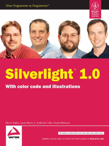 Beispielbild fr Silverlight 1.0, With Color Code And Illustrations zum Verkauf von dsmbooks