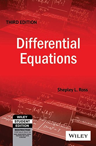 Stock image for Differential Equations, 3Rd Edn for sale by Books in my Basket