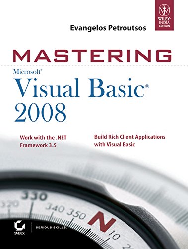Beispielbild fr MASTERING MICROSOFT VISUAL BASIC 2008 zum Verkauf von Kanic Books