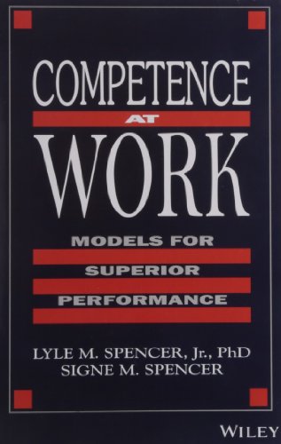 9788126516339: Competence at Work: Models for Superior Performance