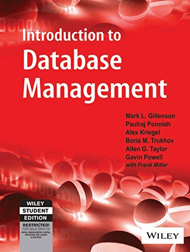 9788126517961: Introduction To Database Management
