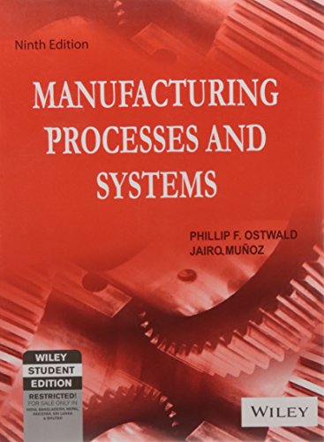 Stock image for Manufacturing Processes And Systems, 9Th Ed for sale by Book Deals