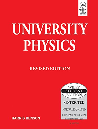 9788126518944: University Physics, Revised ed