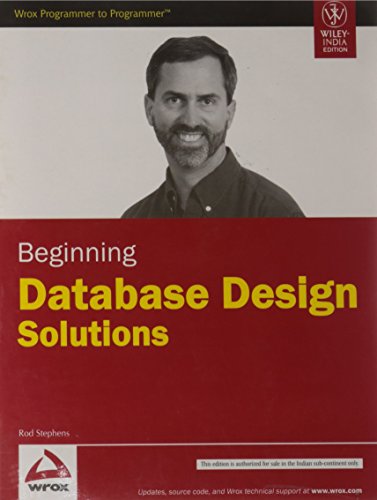 9788126519170: Beginning Database Design Solutions