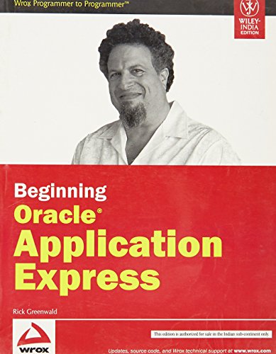9788126519521: BEGINNING ORACLE APPLICATION EXPRESS