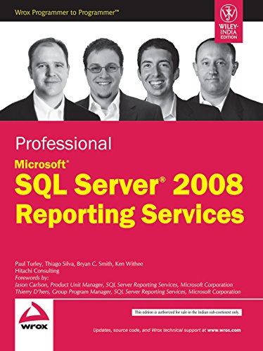 9788126519538: Professional Microsoft SQL Server 2008 Reporting Services
