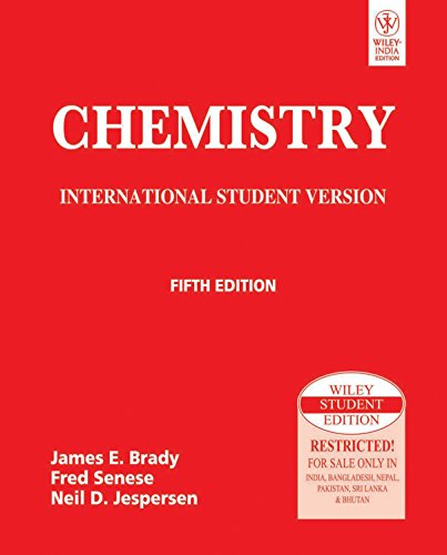 Imagen de archivo de CHEMISTRY: INTERNATIONAL STUDENT VERSION, 5TH EDN a la venta por SMASS Sellers