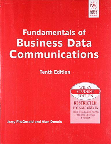 Stock image for Fundamentals of Business Data Communications,10e, ISV for sale by Wonder Book