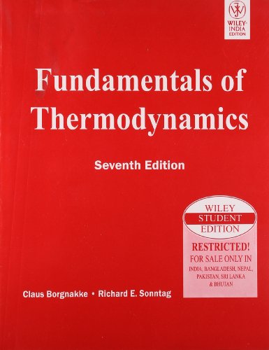 9788126521524: Fundamentals Of Thermodynamics, 7Th Ed, Isv