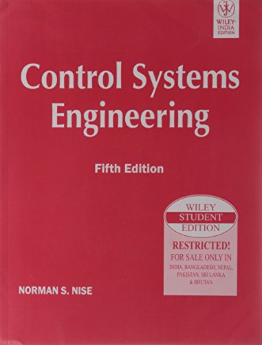 Stock image for Control Systems Engineering, 5Th Ed, Isv for sale by Better World Books