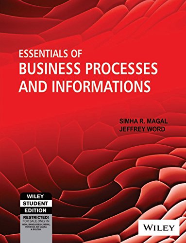 Imagen de archivo de Essentials of Business Processes and Information Systems a la venta por HPB-Red