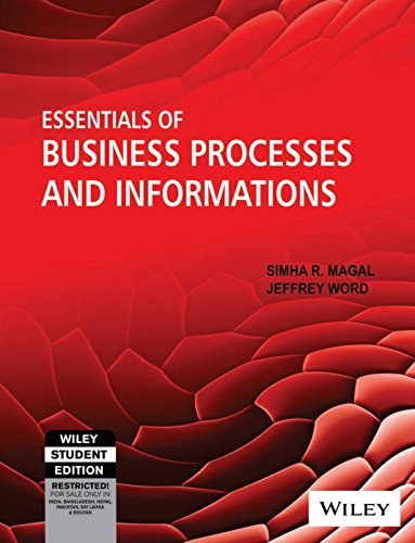 9788126521753: Essentials of Business Processes and Information Systems