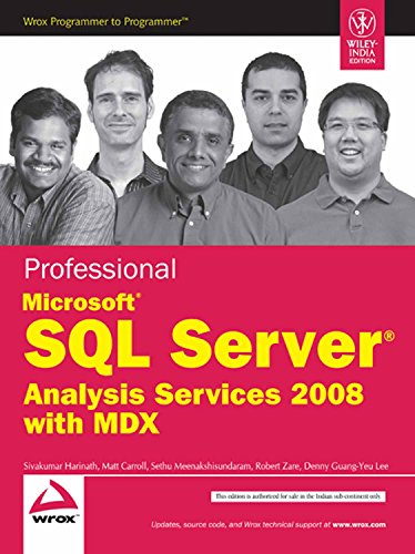 9788126521777: Professional Microsoft Sql Server Analysis Services 2008 With Mdx