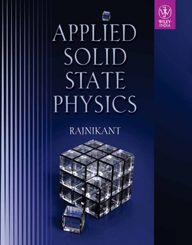 9788126522835: Applied Solid State Physics