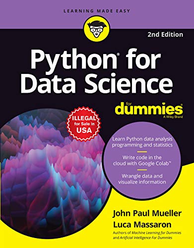 Stock image for Python For Data Science For Dummies, 2Nd Edition for sale by Books in my Basket