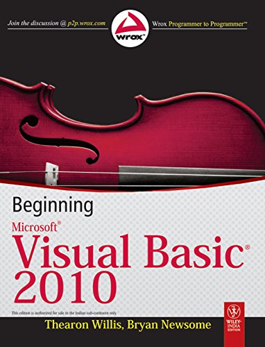 9788126525959: Beginning Microsoft Visual Basic 2010