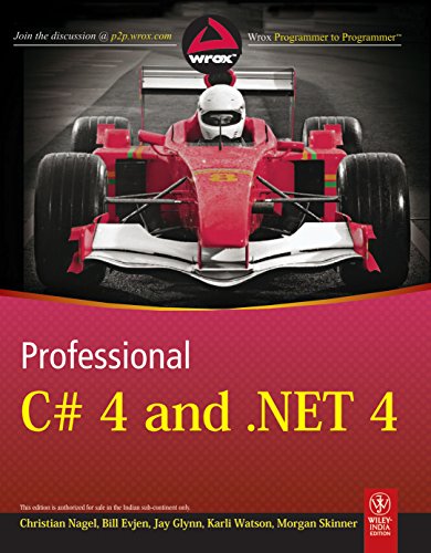 Imagen de archivo de Professional C# 4 And .Net 4 [Paperback] [Apr 22, 2010] Christian Nagel a la venta por SecondSale