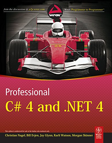 Stock image for Professional C# 4 And .Net 4 [Paperback] [Apr 22, 2010] Christian Nagel for sale by SecondSale