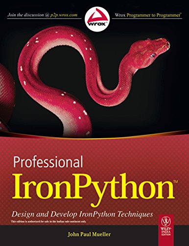 9788126526314: Professional IronPython