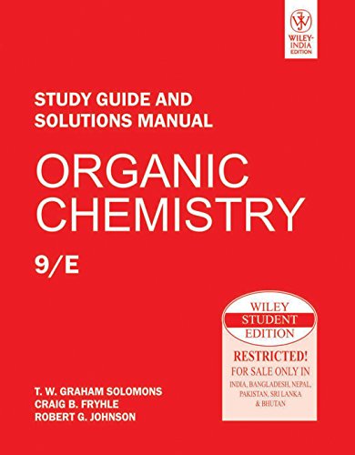 Beispielbild fr Organic Chemistry, Study Guide And Solutions Manual, 9Th Ed zum Verkauf von HPB-Red