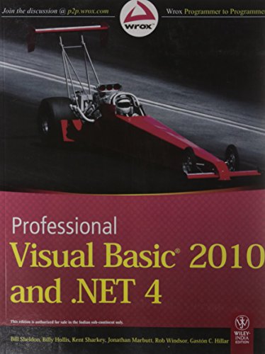 9788126526680: PROFESSIONAL VISUAL BASIC 2010 AND .NET 4