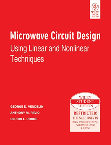 Imagen de archivo de Microwave Circuit Design Using Linear and Nonlinear Techniques a la venta por Majestic Books