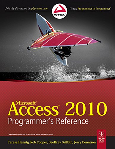 Beispielbild fr Microsoft Access 2010 Programmer's Reference zum Verkauf von ThriftBooks-Dallas