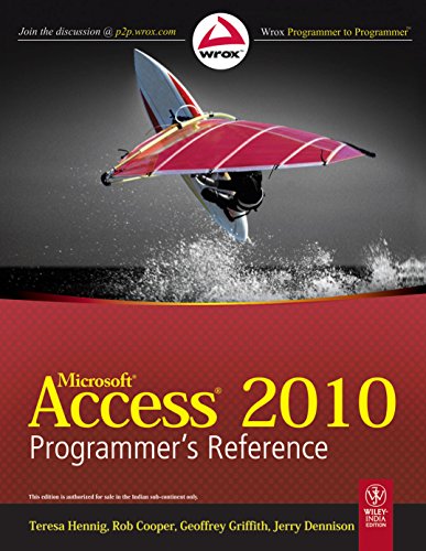 Imagen de archivo de Microsoft Access 2010 Programmer's Reference a la venta por ThriftBooks-Dallas