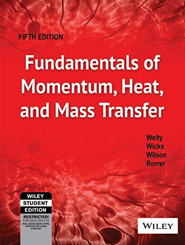 9788126528387: Fundamentals of Momentum, Heat, and Mass Transfer